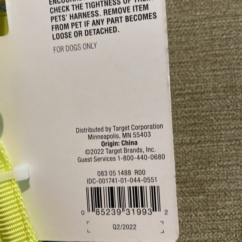 Light-Up LED Dog Harness Size Medium yellow Rechargeable MSRP$23 - Picture 9 of 10
